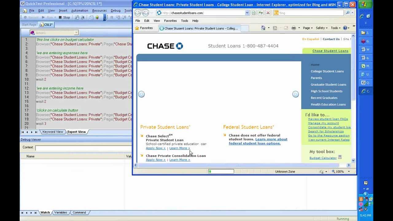 Scripts in QTP Software testing