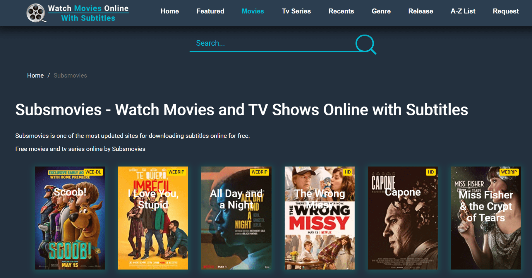 Subsmovies - Watch Free TV shows and Movies Online with Subtitles