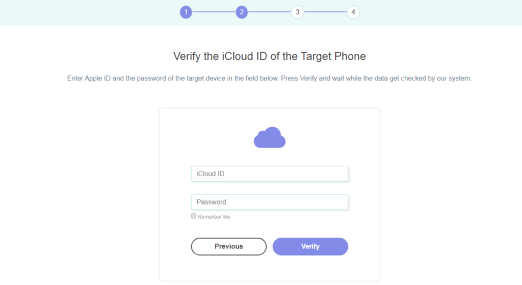 Verify iCloud ID