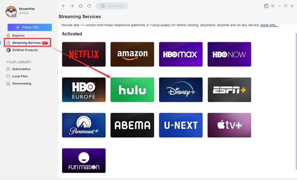 Steps for Downloading Hulu movies