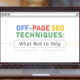 Best Off-Page SEO Techniques