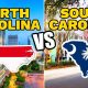 North vs South Carolina