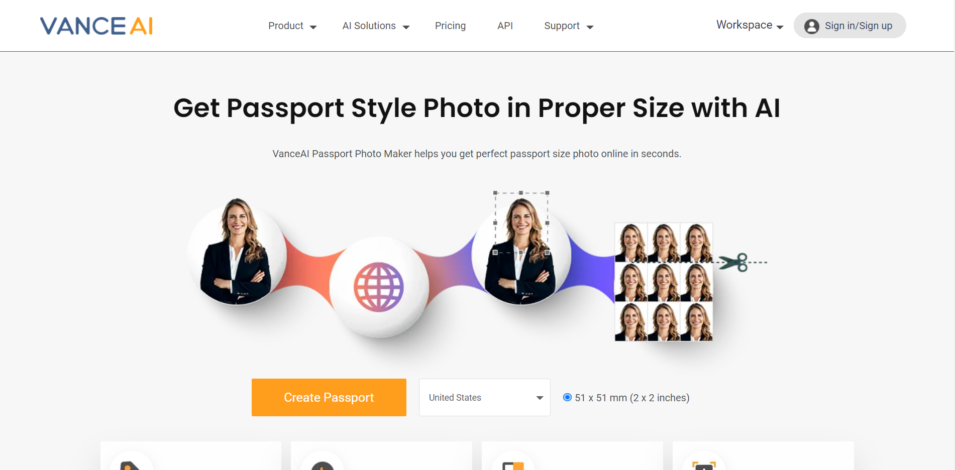 VanceAI Passport Photo Maker to get Passport Size Photo in One Click