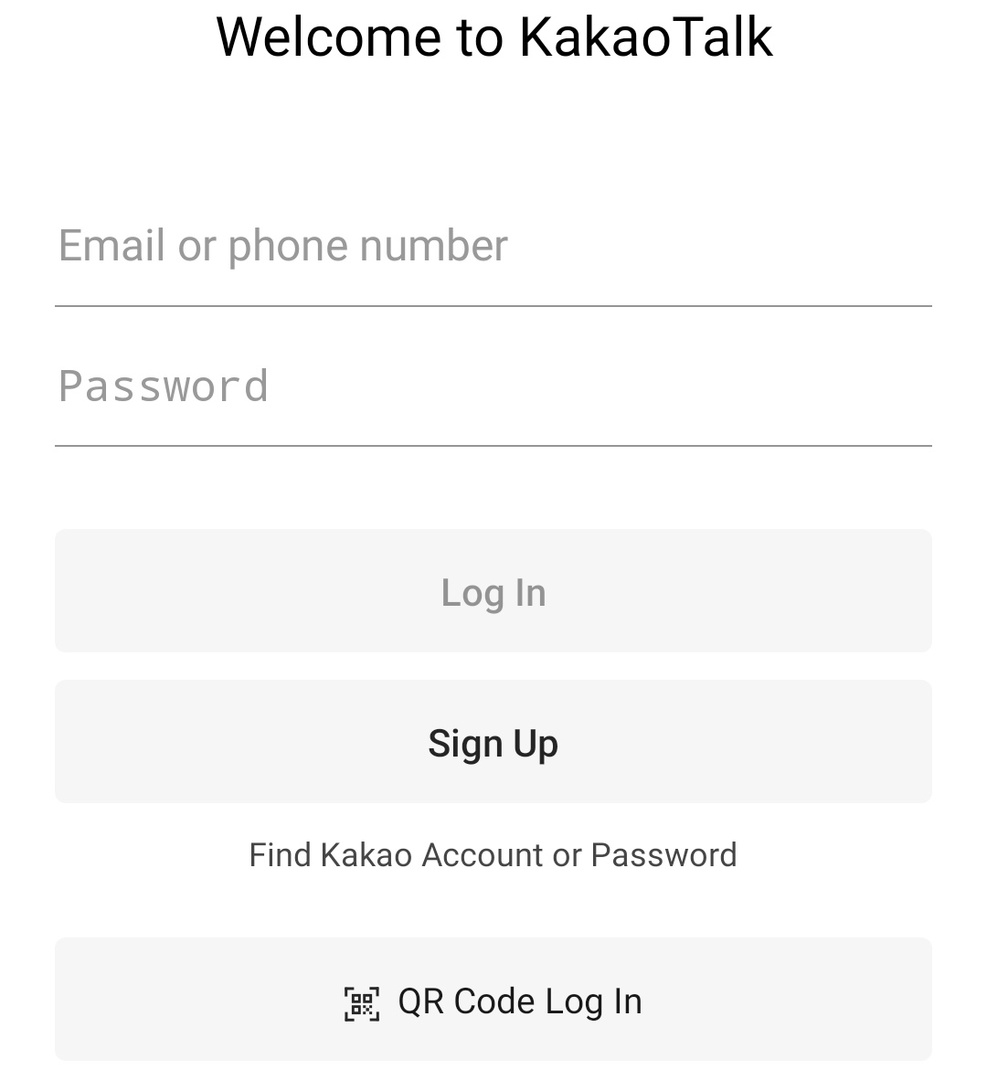 Choose the sign-up option on the home page