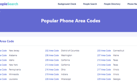 Find A Person From Phone Area Codes