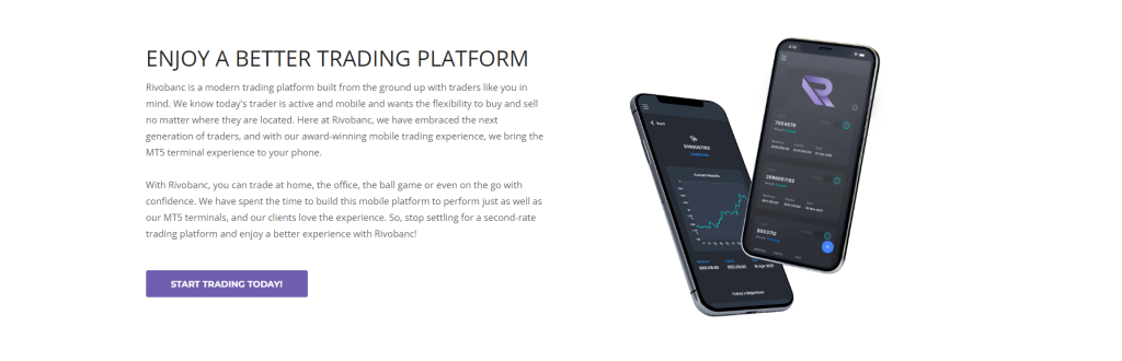 Rivobanc.com Trading platform