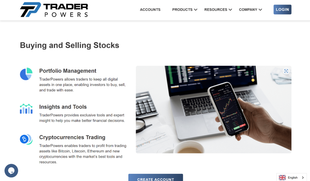 TraderPowers Trading Platform