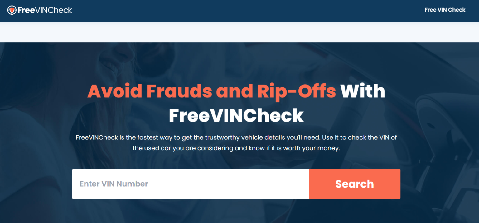 Free VIN Check Review How To Perform A Free VIN Check? Trotons Tech