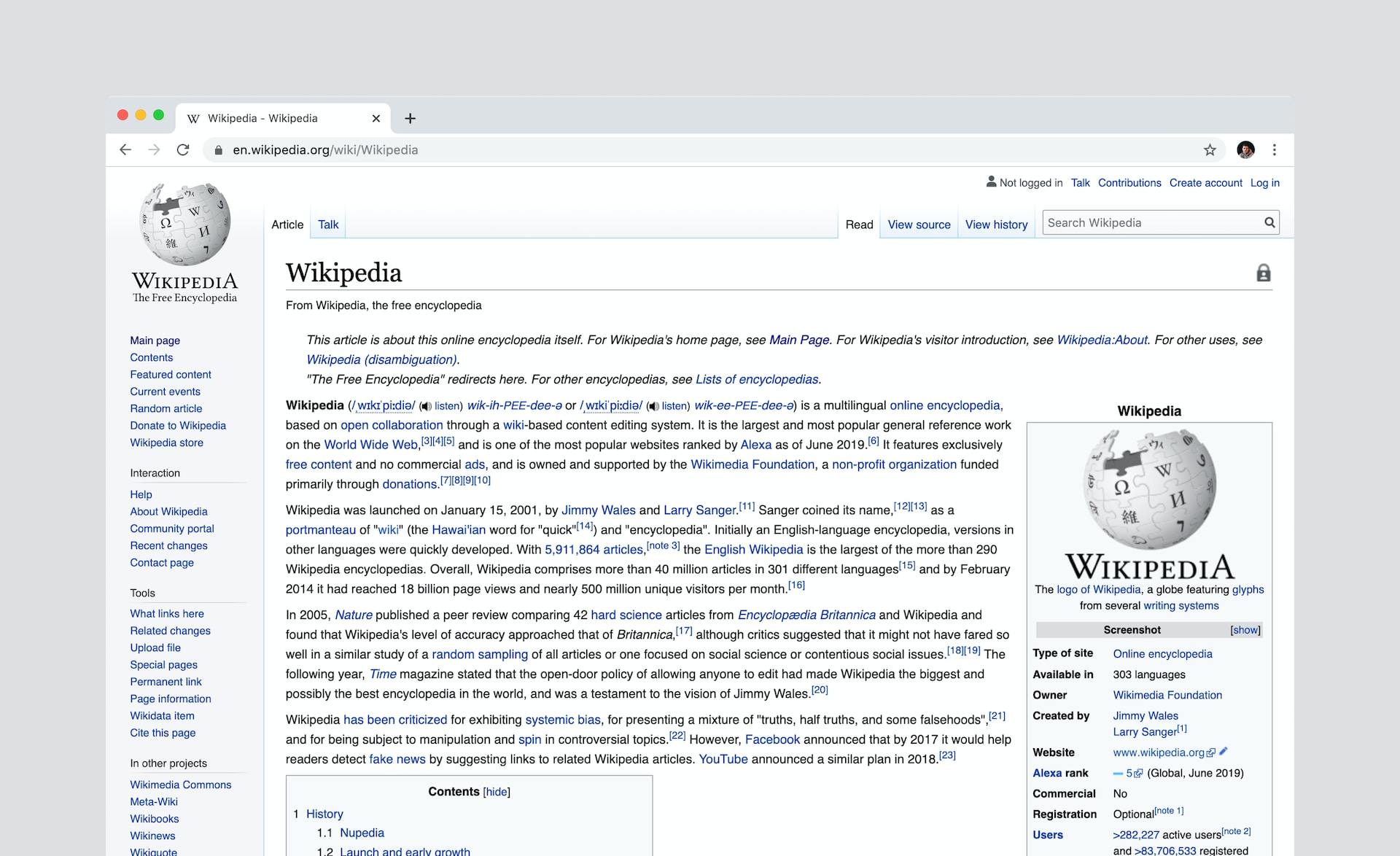 Write Own Wikipedia Entry