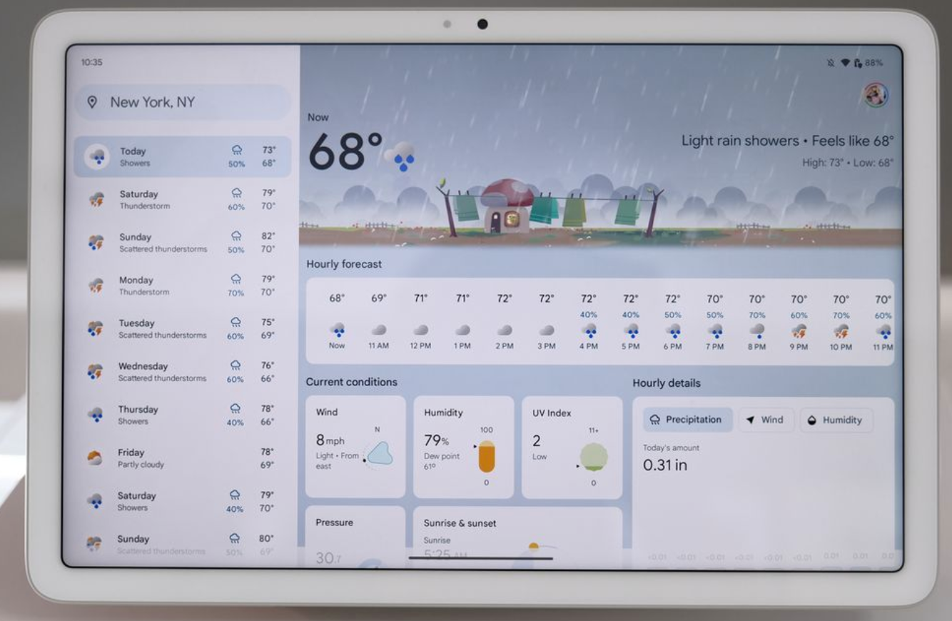 Google Pixel Introduces Real Default Weather App