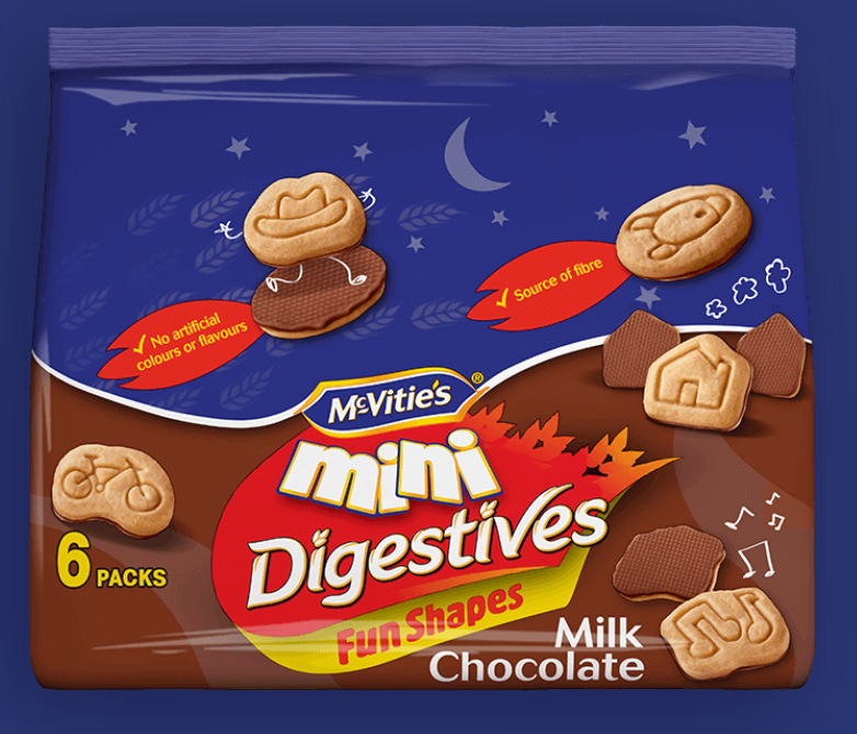 McVitie's Mini Milk Chocolate Digestive Biscuits