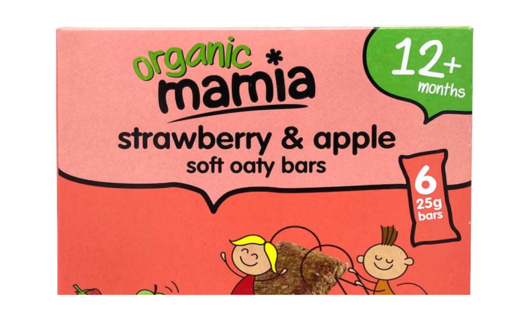 Mamia Organic Strawberry & Apple Soft Oaty Bars