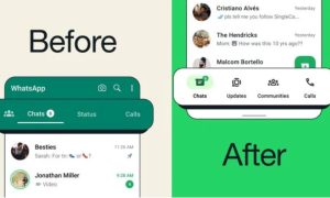 WhatsApp Bottom Navigation Bar for Android Users
