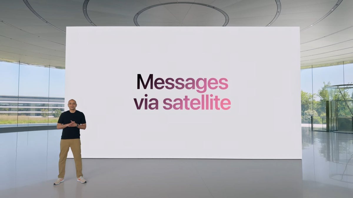 Apple's Satellite SMS