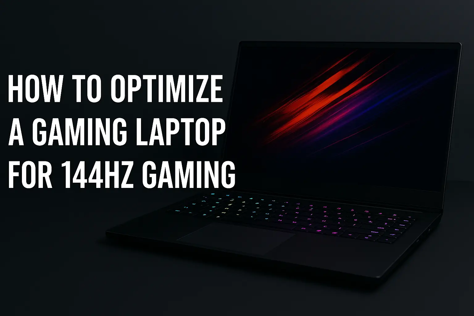 Optimize Gaming Laptop for 144Hz Gaming