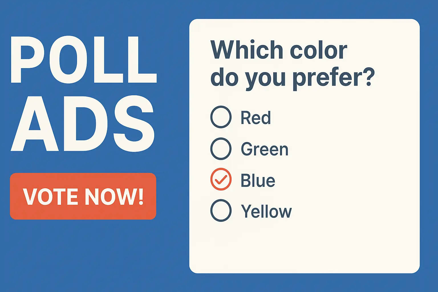 Running Poll Ads