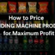 how to price vending products