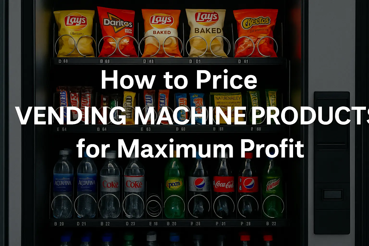 how to price vending products